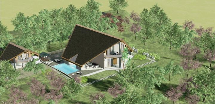 New villa of single-family
